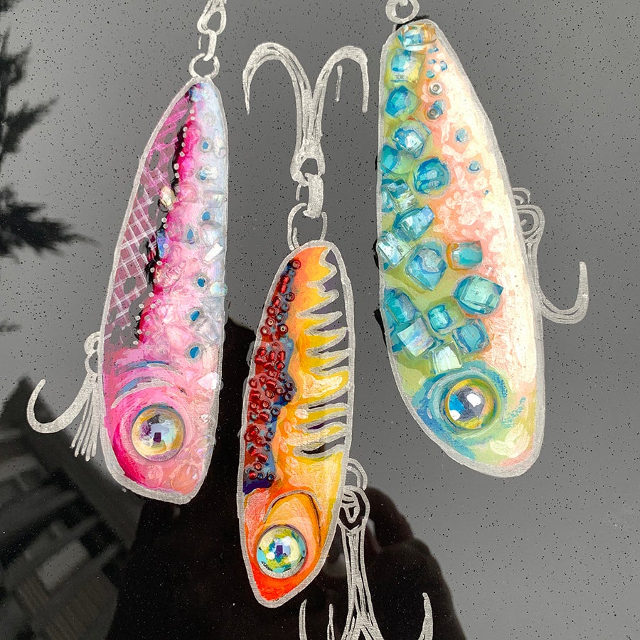 alluring lures resin painting resin tutorial lesson class | Agnes ...